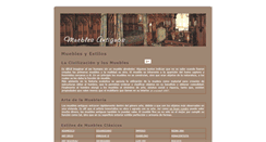 Desktop Screenshot of mueblesantiguos.juegofanatico.cl