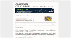 Desktop Screenshot of flipper.juegofanatico.cl