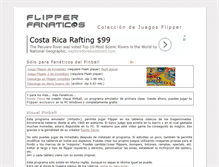Tablet Screenshot of flipper.juegofanatico.cl
